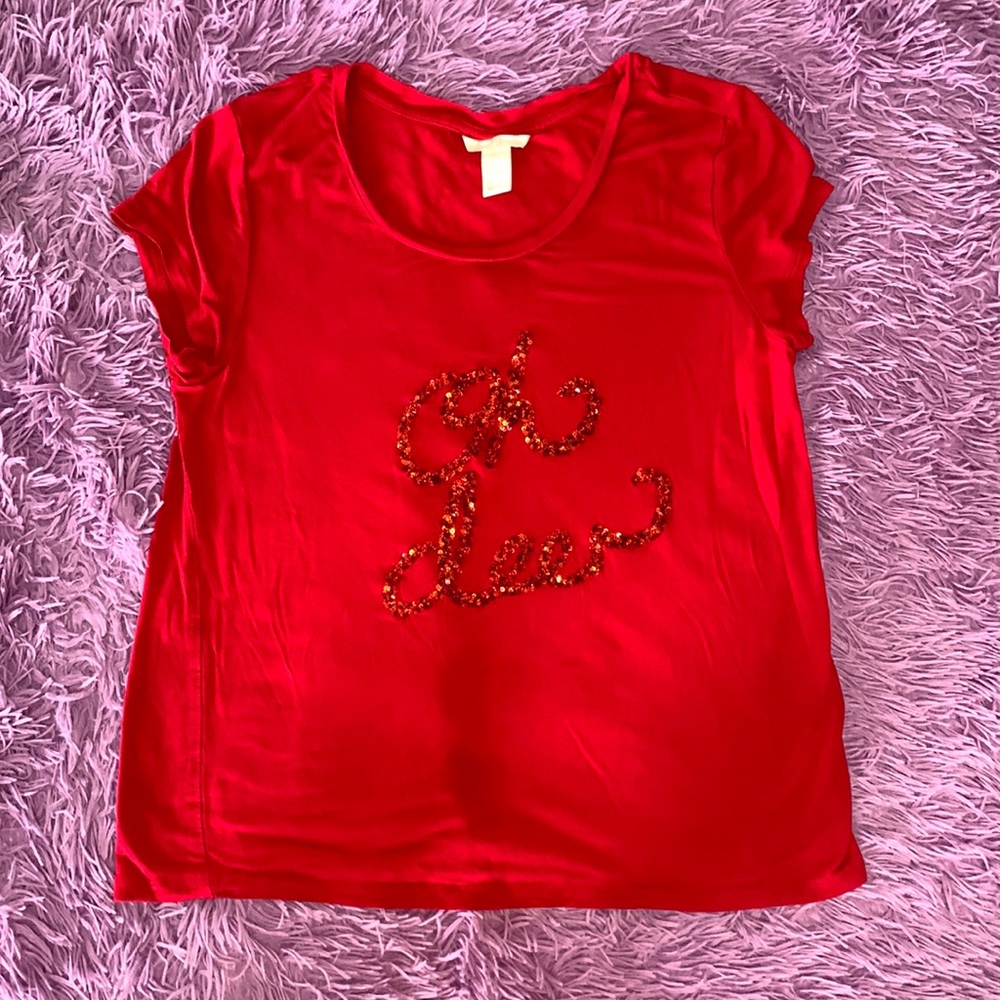 CUTE FIERY RED WITH SEQUINS FROM H&M